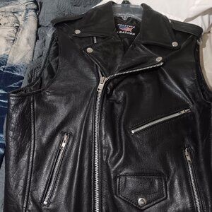 All-State leather vest